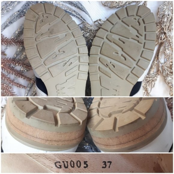 Mam'zelle White Silver Gladiator Sandal Size 37 - Picture 5 of 8